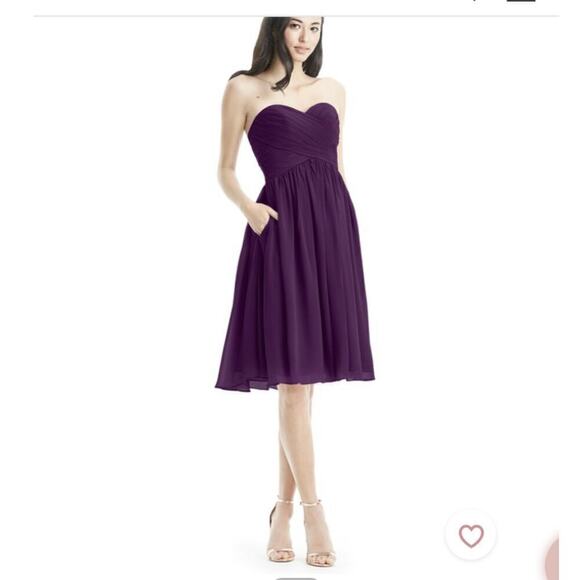 AZAZIE HEIDI Bridesmaid Dress - Grape - Picture 4 of 10